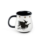 Potter s Studio Halloween Witches Brew 16oz Mug With Flying Witch On The Back