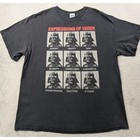 Star Wars Darth Vader Expressions T Shirt Black Graphic Tee Men s Small