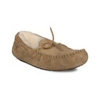 Ugg Olsen Chestnut Suede Sheepskin Moccasin Men s Slippers Size Us 9 uk 8 New