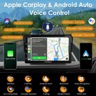 Aphqua 2024 Newest 7inch Ips Touchscreen Led Wireless Apple Carplay Android Auto