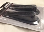 Brand New Rubber Door Stop 4 Inch Black Door Wedge Stopper - 2 In Package