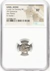 Ngc Xf Gaul Aedui Ancient France 50 Bc  Celtic Celts Quinarius Silver Horse Coin