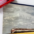 1954 Burlington Route Railroad Paper Wall Calendar 18  X 26  Train Vintage