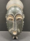 African Tribal Mask Hand Carved Wood Baule Mask