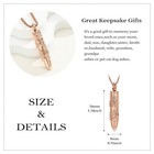 Music Note Bullet Shape Urn Necklace For Ashes Cremation Jewelry For Women Men