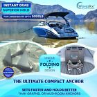Open Box Wavesrx 7lb Trianchor - 316 Stainless Steel Folding Anchor For Pwc