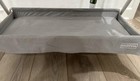 Harppa Convertible Bedside Sleeper Bassinet  Breathable Mesh Side  Gray white