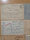 Ww2 Nazi German Third Reich Officer Feldpost Covers 1944 Lot X6 Letter Envelopes