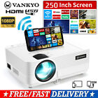 Vankyo Mini Led Projector Wireless Wifi 1080p Video Home Theater Cinema Hdmi Usb