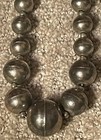 Vintage Native American Sterling Silver Navajo Pearls Necklace Unstamped Read 