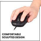 Usb 2 0 Optical Wired Scroll Wheel Mouse Pc Laptop Notebook Desktop Black Mice