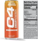 Cellucor C4 - Zero Sugar Smart Energy Drink  Peach Mango  12oz Cans  pack Of 12 
