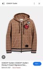 500  Coach X Disney Signature Doc Full Zip Hoodie  Size Xl