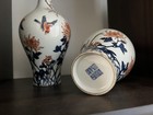 Pair Of Vintage Or Antique Chinese Famille Rose Porcelain Vases