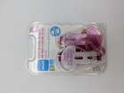 Mam Pacifier Clip Set    i Love Daddy  Design - Pink Baby Girl - Pack Of 2 Clips