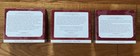 Vintage Hallmark Lionel Train Ornaments Steam Diesel Locomotives Lot Of 3