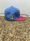 Mexico 2023 World Baseball Classic Blue rose New Era 59fifty Fitted Hat Sz 7 1 4