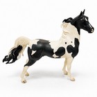 Breyer  1141 Standing Saddlebred Stallion Black White Traditional Horse