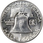 1961 D Franklin Silver Half Dollar Au About Uncirculated 50c Coin
