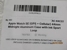 Apple Watch Se Gps cell 44mm Midnight Aluminum Case With Ink Sport Loop  ac22 