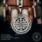 Sri Yantra Pendant Necklace shri Yantra shri Chakra      925 Silver      free Engraving