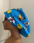 New Scrub Hat Euro Bonnet Bouffant Cap Vintage Medical Chef Looney Tunes Tweety