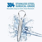 Cafhelp 2 Pack Tongue Scraper 100  304 Surgical Stainless Steel Tongue Cleaner