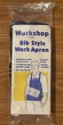Vintage Wrangler Denim Bib Style Work Apron 6 Pockets 2 Loops Rivets New