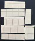 Jamaica 279-287   1969 C-day Surcharged Stamps Strips Plate Blocks   Mnh