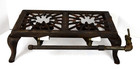 Vintage Simplex Cast Iron Rustic Ornate 2 Burner Gas Stove With Porcelain Knobs