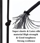 1m 2m Long Bungee Straps Elastic Bungie Cords Luggage Rope With Carabiner Hook-