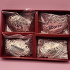 Set Of 4 Aurthur Court Wine Bottle Markers For Scotch  Gin  Vodka  Bourbon