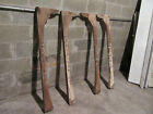   Set Of 4 Antique Oak Columns From A Fireplace Mantel   48 Inches   Salvage  