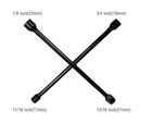 Lug Wrench 4 Way Universal Car Tire Changing Tool 16 Inch Wheel Carbon Steel New