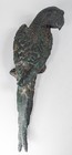 Antique Well Modeled Cast Iron Parrot Bird Architectural Salvage Wall Decor