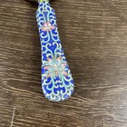 Sweet Early Chinese Cloisonne Hand Mirror W Peony Flowers Great Color Ca 1900