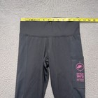 Nike Womens Leggings Pants Xs Gray Pink 24x27 Gym Athleisure Yoga Stretch