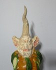 Ancient Chinese Tang Dynasty Sancai Earth Spirit Pottery Figure   700 Ad  W  Coa