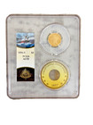 1856 S  3 Gold Low Mintage S s  Central America  2 With Pinch Pcgs Au 53 Ogp
