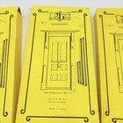 Lot Of 3 Miniature House  117 Dollhouse Front Door Kits 1 12 Nos