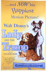 Lady And The Tramp 1955 Movie Poster Cinemascope Walt Disney  0042