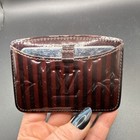  Louis Vuitton Auth Monogram Vernis Rayures Etui Miroir Mirror Case 