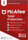 Mcafee Total Protection 2026 3 Devices 1 Year Antivirus Security Digital Key