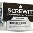  8 X 1 2 Inch Gutter And Downspout Colored Zip Screws With 1 4 Inch Head White