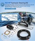 Boat Hydraulic Steering System Kit Marine Outboard Steering 150hp Outboard