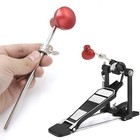 2 Pieces Bass Drum Pedal Beater Aluminum Alloy Hammer Head Percussion Instrum   