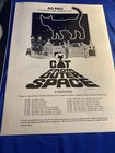 Rare Cat From Outer Space 1978 Walt Disney Ad Pad Press Book Mclean Stevenson