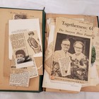 Vintage Scrapbook With Clippings  Poems  Ephemera - 1928   1938 Dated Paper 
