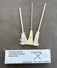 Vintage Concord Miniatures 2834 Laundry Dollhouse Ironing Board Brooms Mops Nos