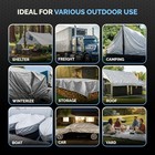 Super Heavy Duty Waterproof 10mil Tear Uv Resistant Roofing Multi 20 X 30 Tarp